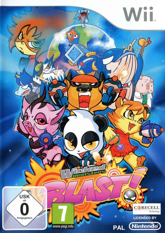 Front Cover for Wicked Monsters: BLAST! (Wii)