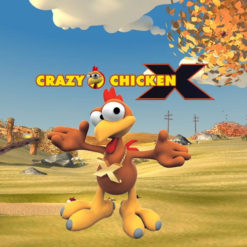 Front Cover for Crazy Chicken X (PlayStation 4 and PlayStation 5) (download release)