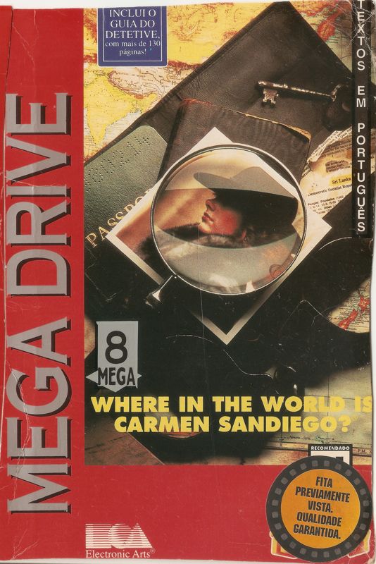 Front Cover for Where in the World is Carmen Sandiego? (Enhanced) (Genesis)