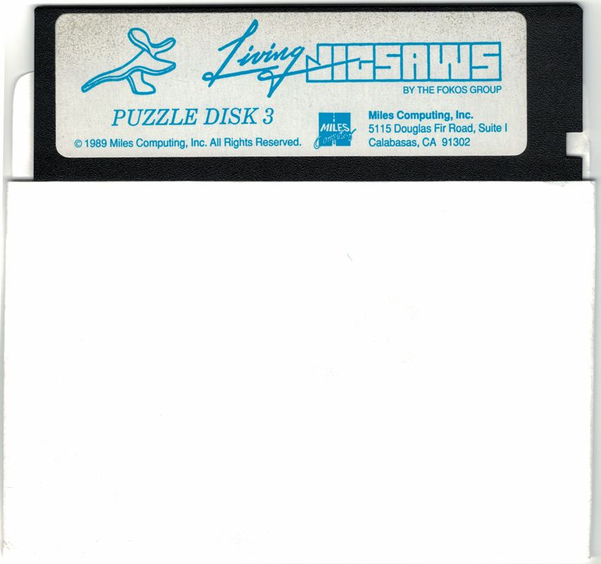 Media for Living Jigsaws (DOS): Puzzle Disk 3