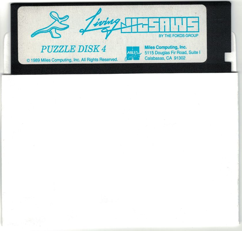 Media for Living Jigsaws (DOS): Puzzle Disk 4