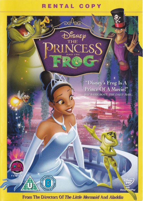 Front Cover for The Princess and the Frog (included game) (DVD Player)