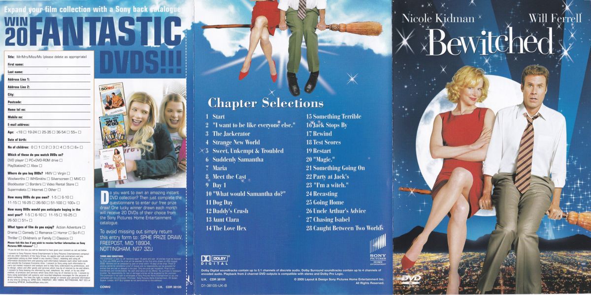 Other for Bewitched (included game) (DVD Player): Foldout - Side One