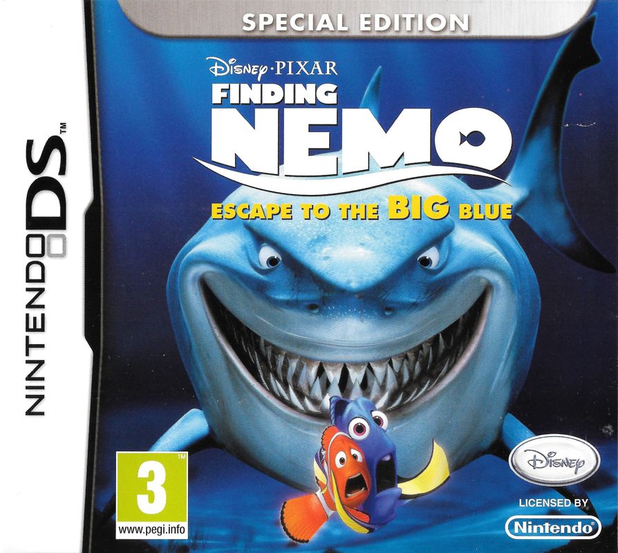 Front Cover for Finding Nemo: Escape to the Big Blue (Nintendo DS) (Special Edition)
