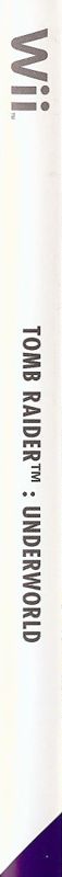 Spine/Sides for Tomb Raider: Underworld (Wii)
