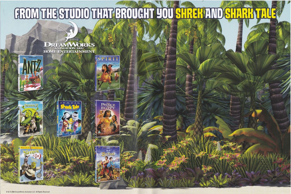 Inside Cover for Madagascar (included game) (DVD Player)