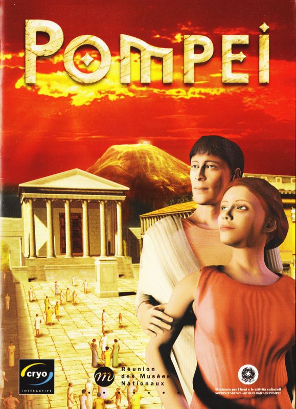 Manual for TimeScape: Journey to Pompeii (Macintosh): Front (24-page)