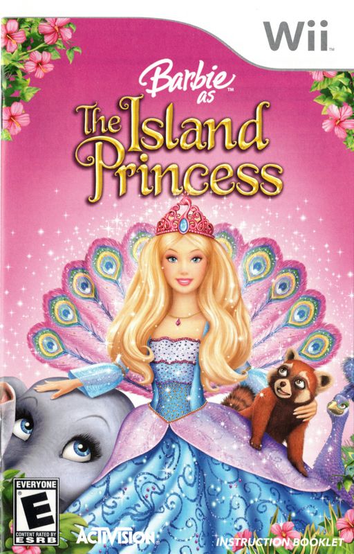Manual for Barbie as the Island Princess (Wii): Front
