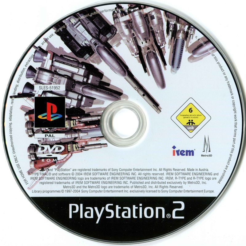 Media for R-Type Final (PlayStation 2)