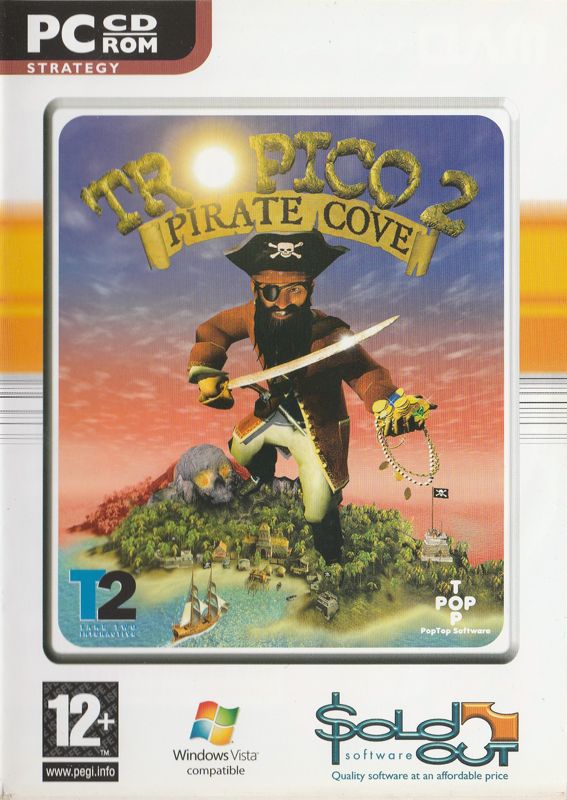 Front Cover for Tropico 2: Pirate Cove (Windows) (Sold Out Software release)