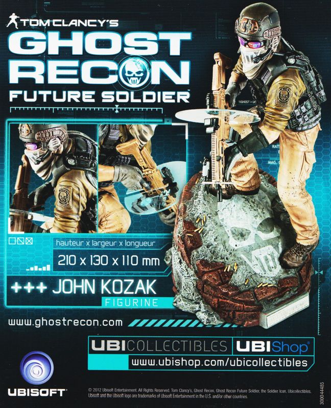 Advertisement for Tom Clancy's Ghost Recon: Future Soldier (Windows)