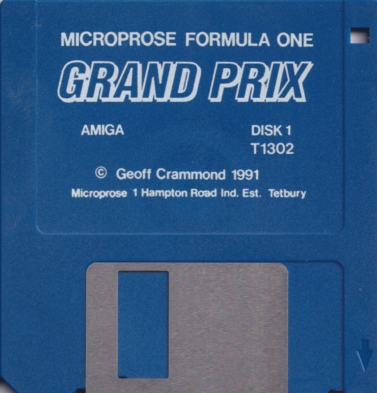 Media for World Circuit (Amiga) (Alternate Disk Design): Disk 1