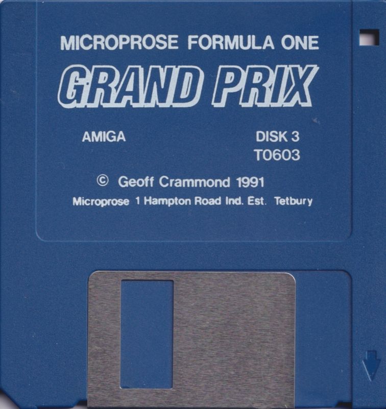 Media for World Circuit (Amiga) (Alternate Disk Design): Disk 3