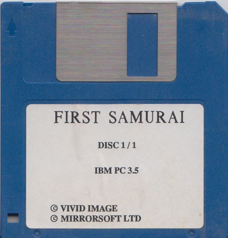 Media for First Samurai (DOS) (Collector's release)