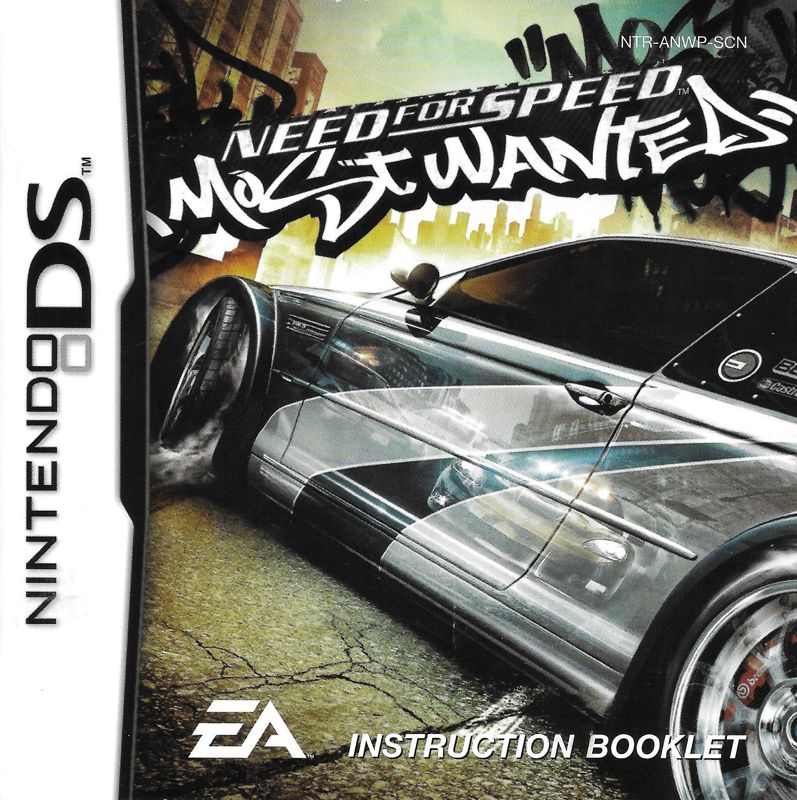 Manual for Need for Speed: Most Wanted (Nintendo DS): Front