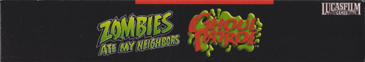 Spine/Sides for Zombies Ate My Neighbors and Ghoul Patrol (Nintendo Switch) (Limited Run Games release (Event Exclusive)): Bottom
