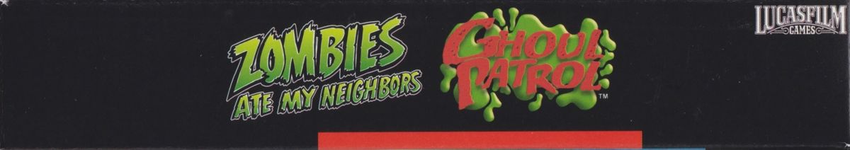 Spine/Sides for Zombies Ate My Neighbors and Ghoul Patrol (Nintendo Switch) (Limited Run Games release (Event Exclusive)): Top