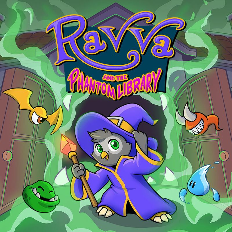 Front Cover for Ravva II and the Phantom Library (Nintendo Switch) (download release)