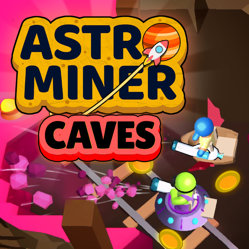 Front Cover for Astro Miner: Caves (PlayStation 4) (download release)