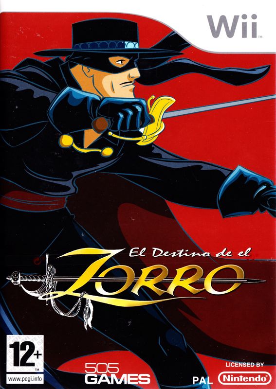 Front Cover for The Destiny of Zorro (Wii)