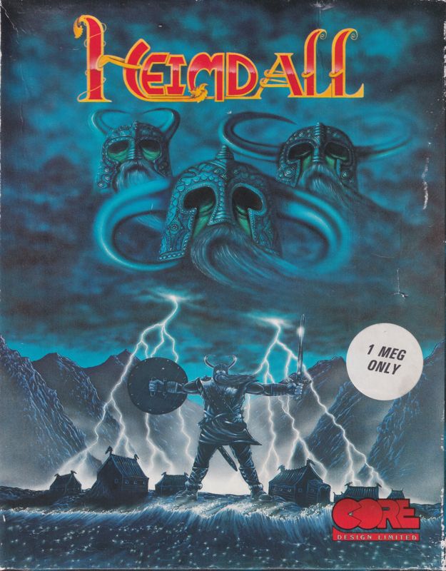 Front Cover for Heimdall (Amiga) (Alternate Disk Design)
