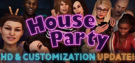 Front Cover for House Party (Windows) (Steam release): HD & Customization Update version (22 December 2023)