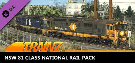 Front Cover for Trainz Plus: NSW 81 Class National Rail Pack (Macintosh and Windows) (Steam release)