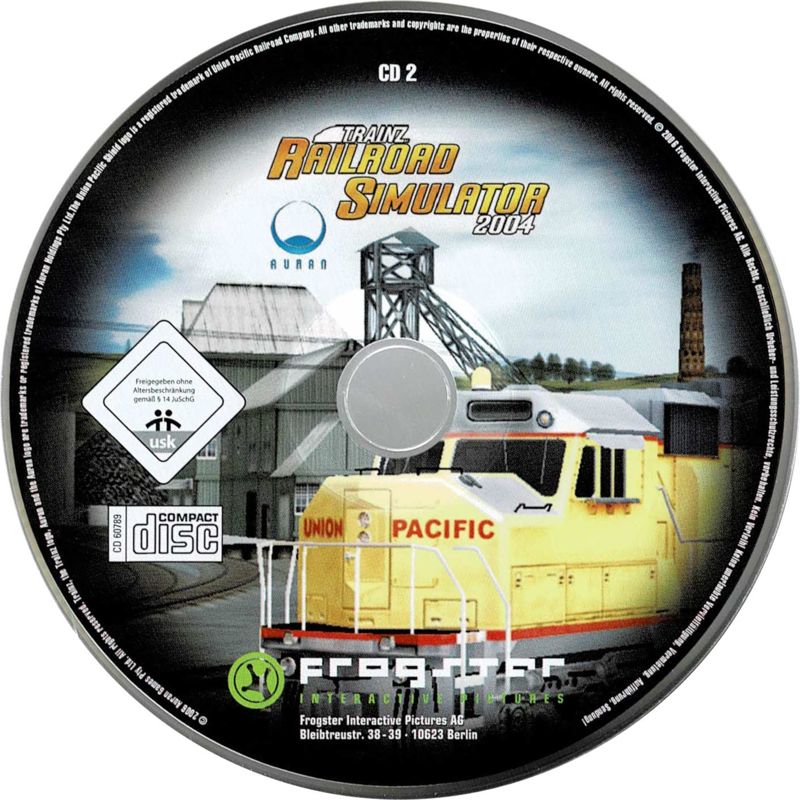 Media for Hall of Game: 4Games - Volume 1 (Windows): Trainz Railroad Simulator 2004 - Disc 2