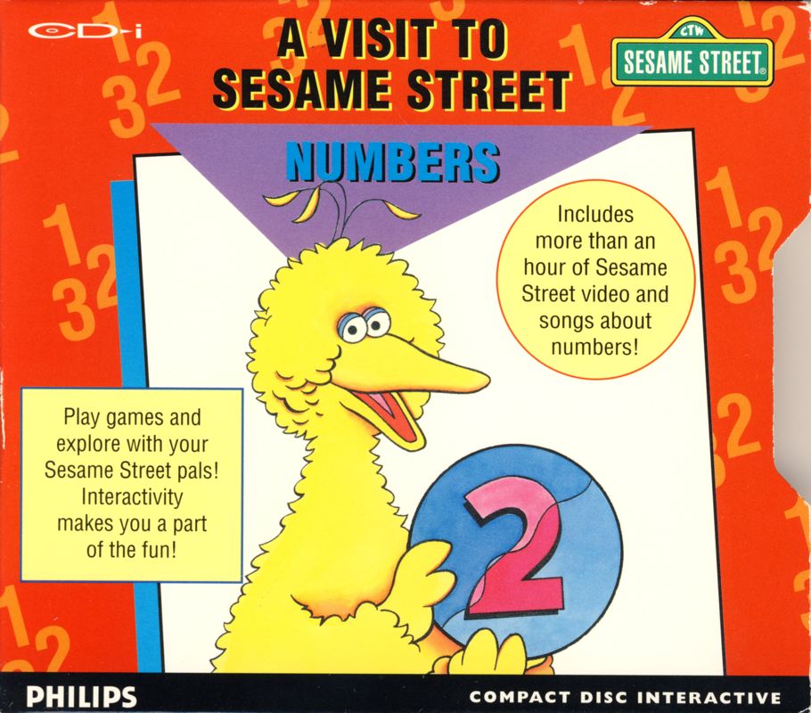 Sesame Street: Numbers cover or packaging material - MobyGames