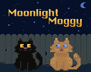 Front Cover for Moonlight Moggy (Windows) (itch.io release)