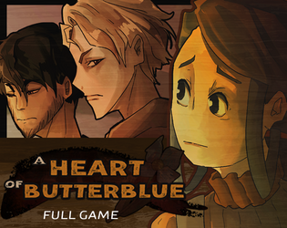 Front Cover for A Heart of Butterblue (Linux and Macintosh and Windows) (itch.io release)