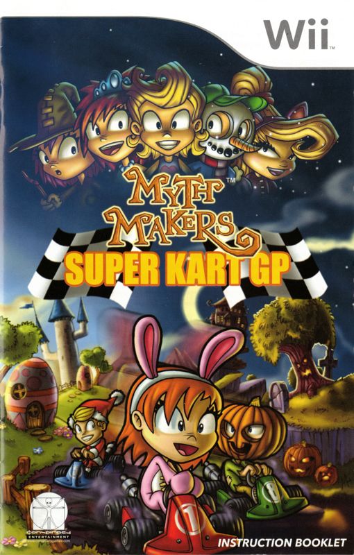 Manual for Myth Makers: Super Kart GP (Wii): Front