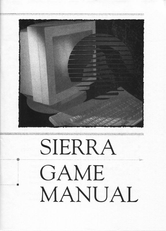 Manual for Hoyle: Official Book of Games - Volume 3 (DOS) (Value Priced Merchandise release): Sierra Game Manual - Front