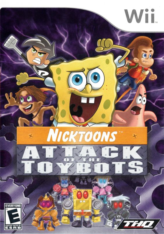 Front Cover for Nicktoons: Attack of the Toybots (Wii)