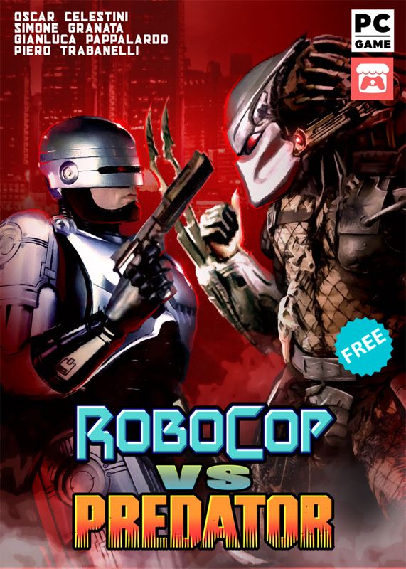 Front Cover for Robocop vs Predator (Windows) ((itch.io release): Alternate cover A