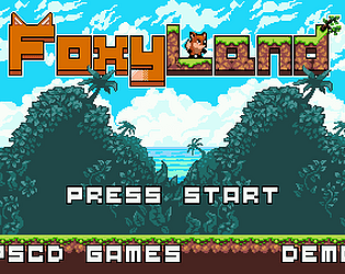 Front Cover for FoxyLand (Genesis) (itch.io demo release)