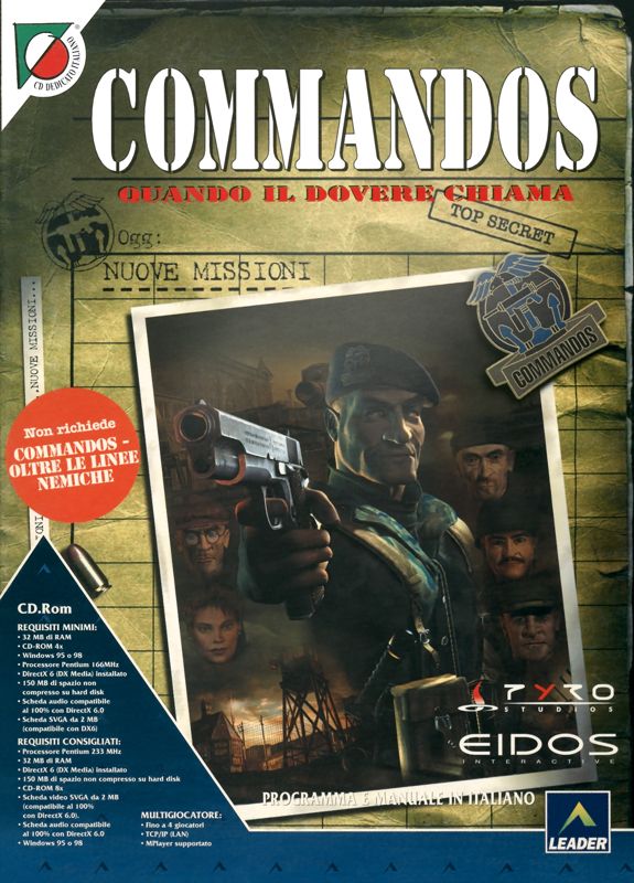 Commandos Beyond The Call Of Duty Cover Or Packaging Material Mobygames