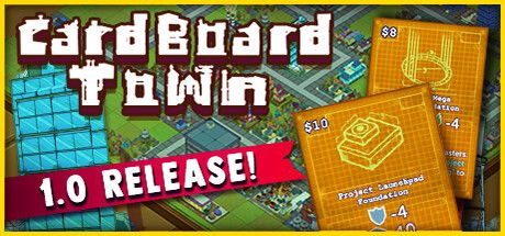 Front Cover for Cardboard Town (Linux and Macintosh and Windows) (Steam release): 1.0 Release - August 2023