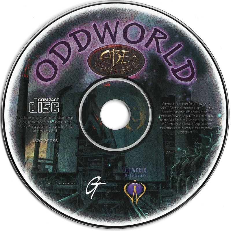 Media for Oddworld: Abe's Oddysee (DOS)