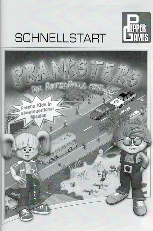 Manual for Pranksters: Treasure of the Indians (Windows) (Pepper Games release): Front