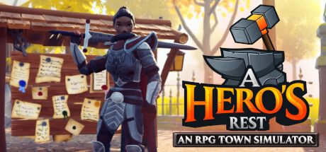 Front Cover for A Hero's Rest (Windows) (Steam release): 8 October 2023 version