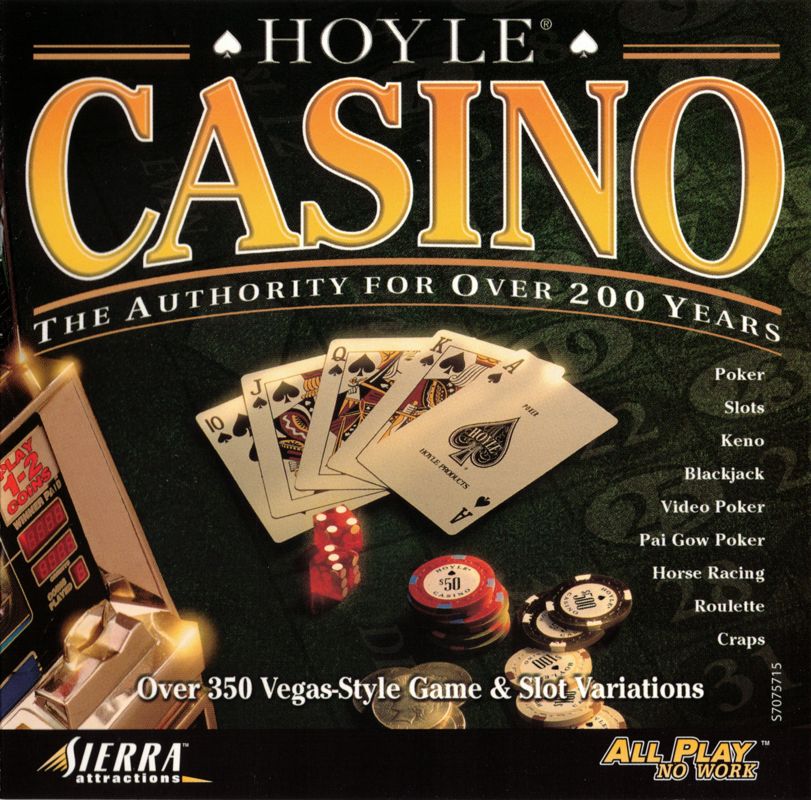 Other for Hoyle Casino (Macintosh and Windows) (Alternate inside covers): Jewel Case - Front