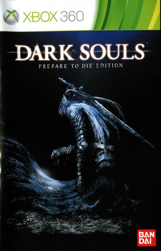 Manual for Dark Souls: Prepare to Die Edition (Xbox 360): Front