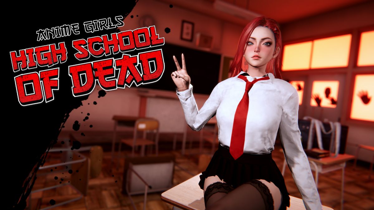 Front Cover for Anime Girls: High School of Dead (Nintendo Switch) (download release)