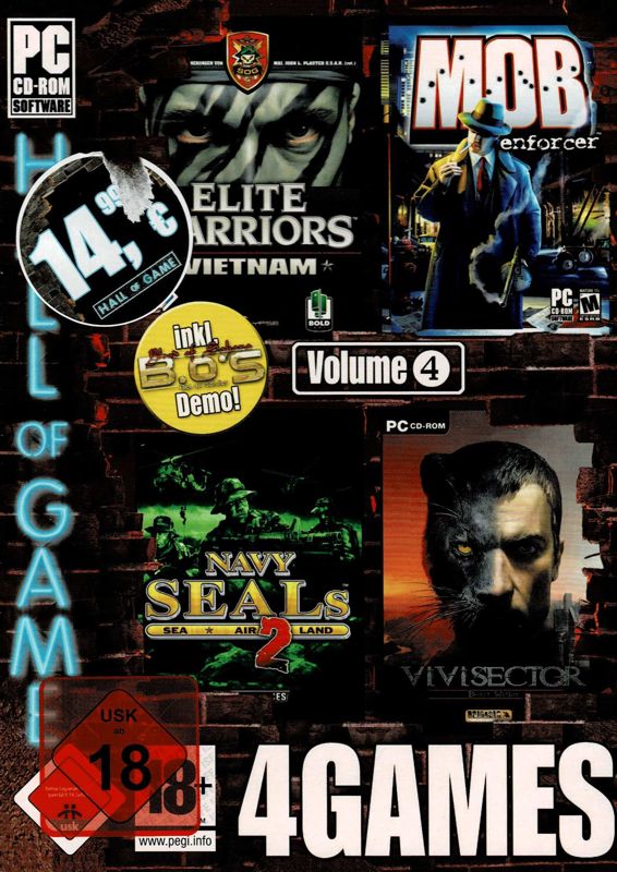 Front Cover for Hall of Game: 4Games - Volume 4 (Windows)