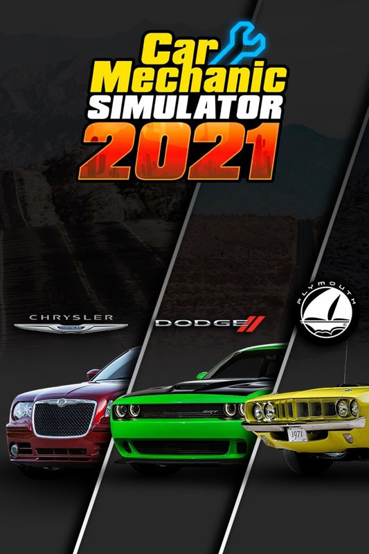 Front Cover for Car Mechanic Simulator 2021: Dodge | Plymouth | Chrysler Remastered (Windows Apps and Xbox One and Xbox Series) (download release)
