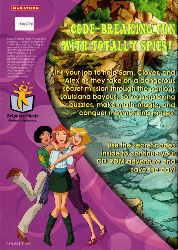 Other for Totally Spies! Total Swamp Romp (Macintosh and Windows): Swamp Monster Blues Activity Book - Back