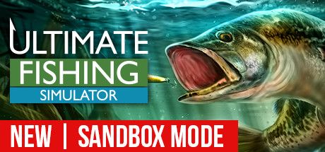Front Cover for Ultimate Fishing Simulator (Windows) (Steam release): "Sandbox Mode" cover version