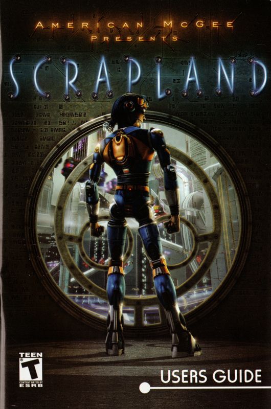 Manual for American McGee presents Scrapland (Windows): Front