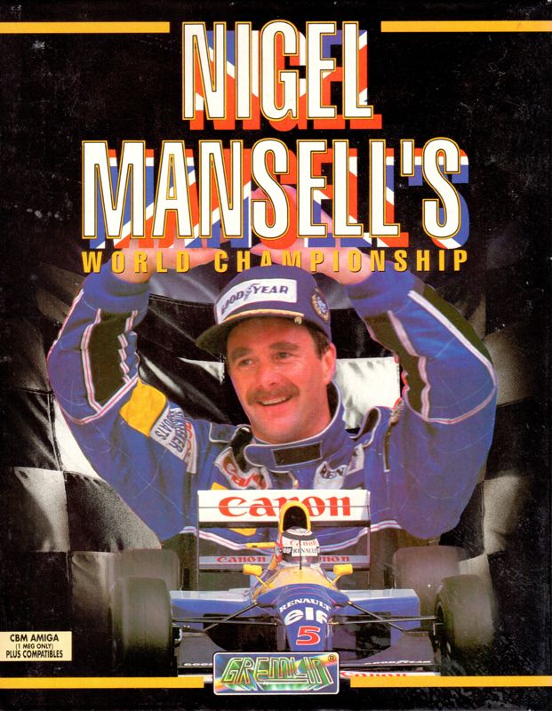 Front Cover for Nigel Mansell's World Championship Racing (Amiga)